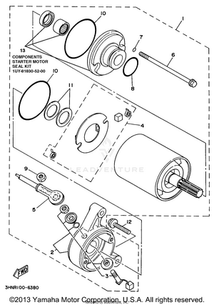Starting Motor Schematic