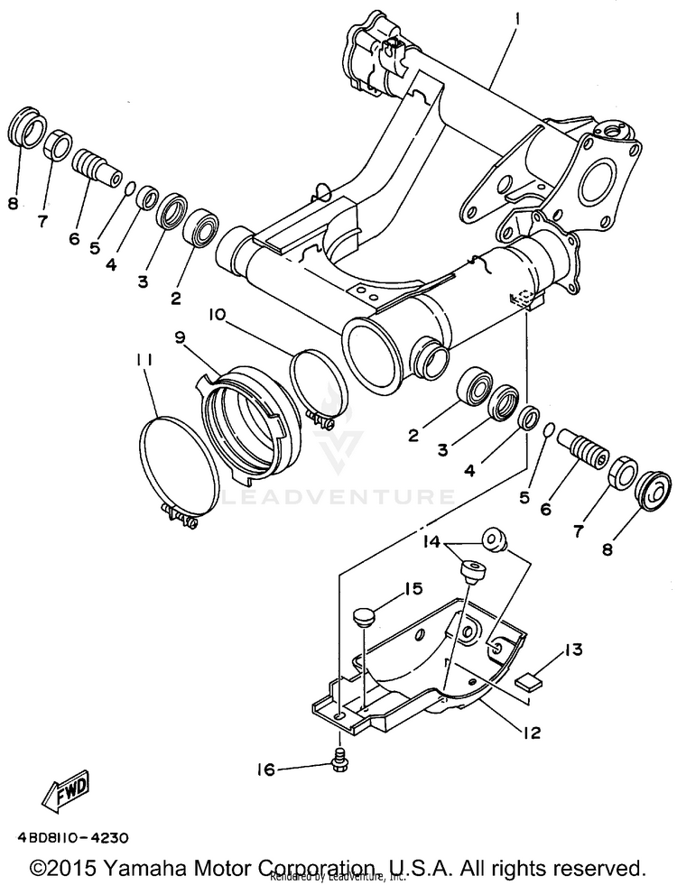 Rear Arm Schematic