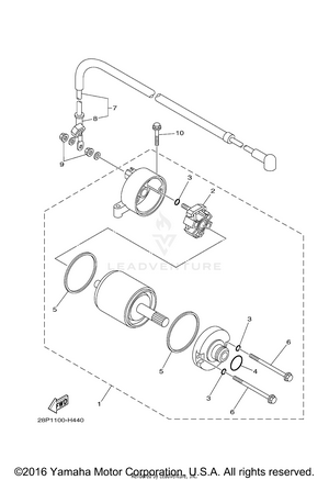 Starting Motor Schematic