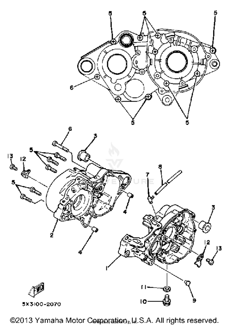 Crankcase Schematic