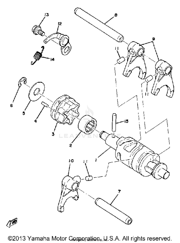 Shifter 1 Yz125d Schematic