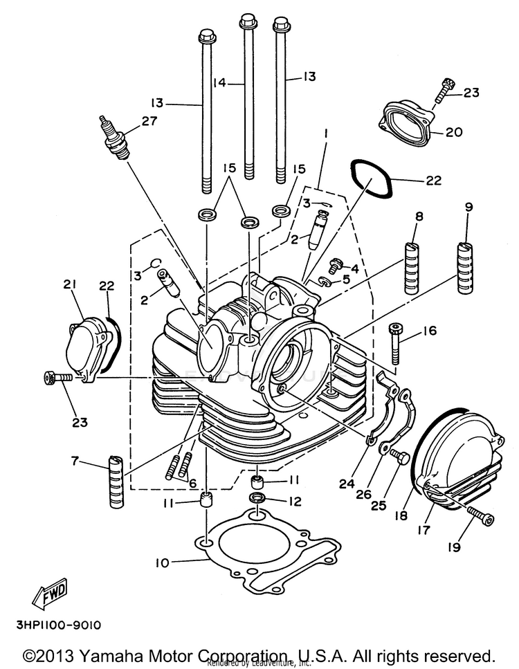 Cylinder Head Schematic