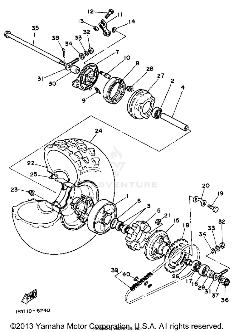 Rear Wheel Schematic