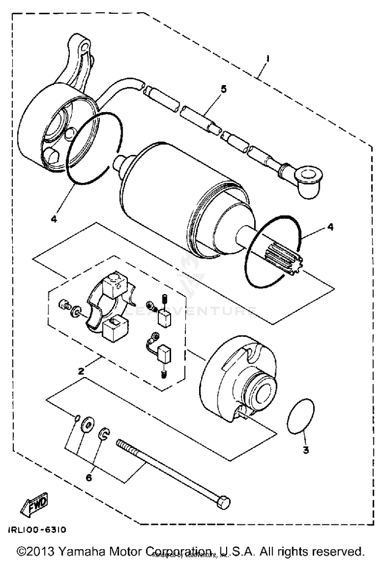Starting Motor Schematic