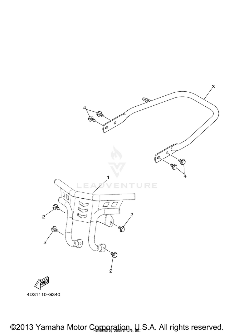 Guard RAPTOR 250 SPECIAL EDITION - YFM25RSPX - 2008 Schematic