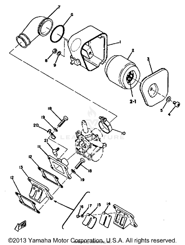 Intake GTMXE - 1978 Schematic