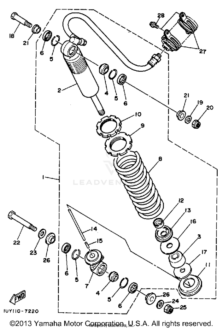 Rear Shocks Schematic