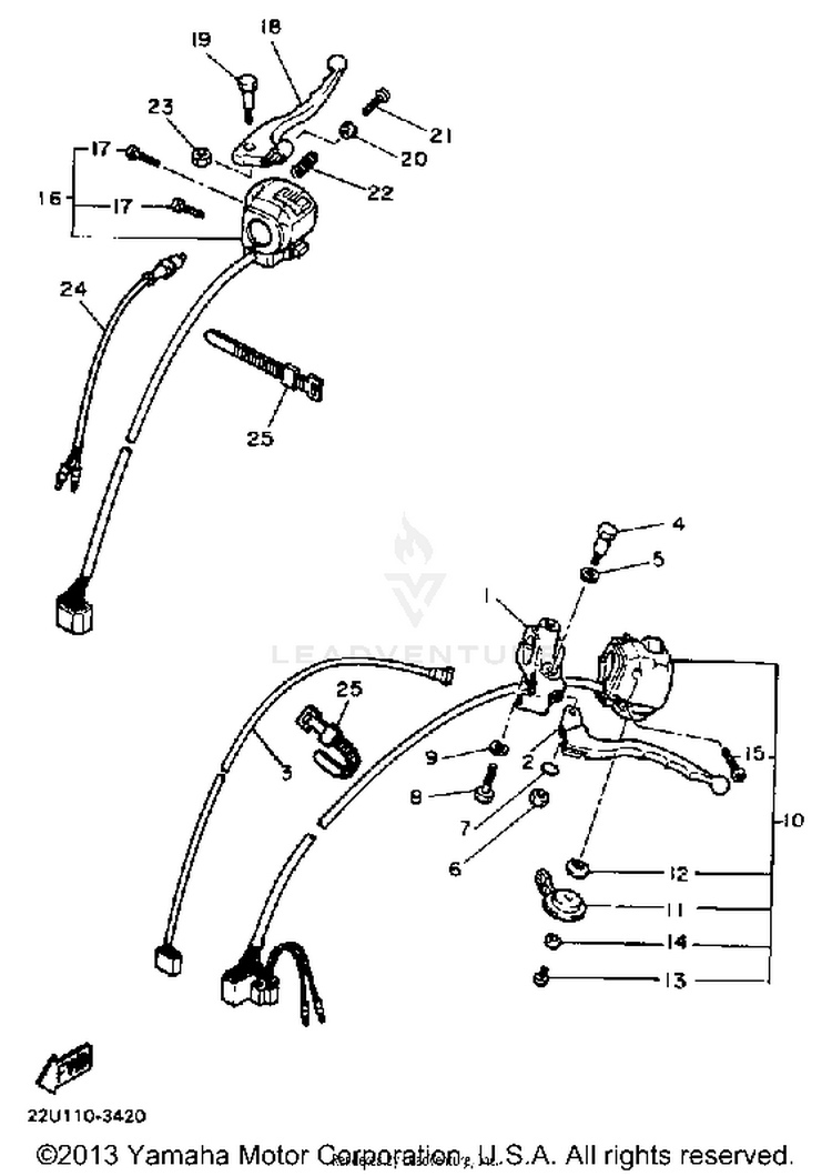 Handle Switch Lever Schematic