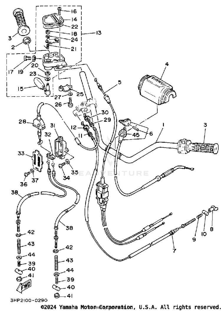 Handlebar-Cable Schematic