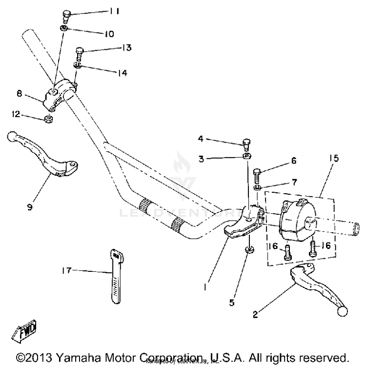 Handle Switch-Lever Schematic