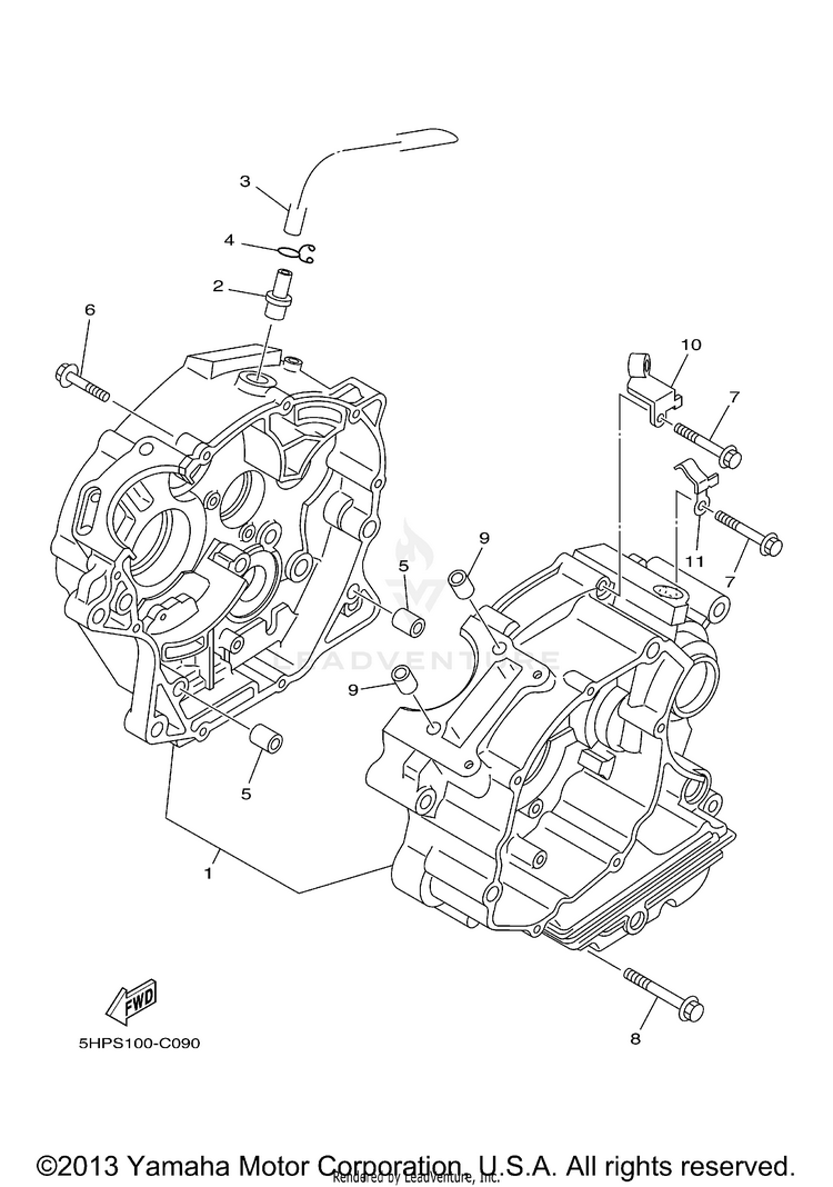 Crankcase Schematic