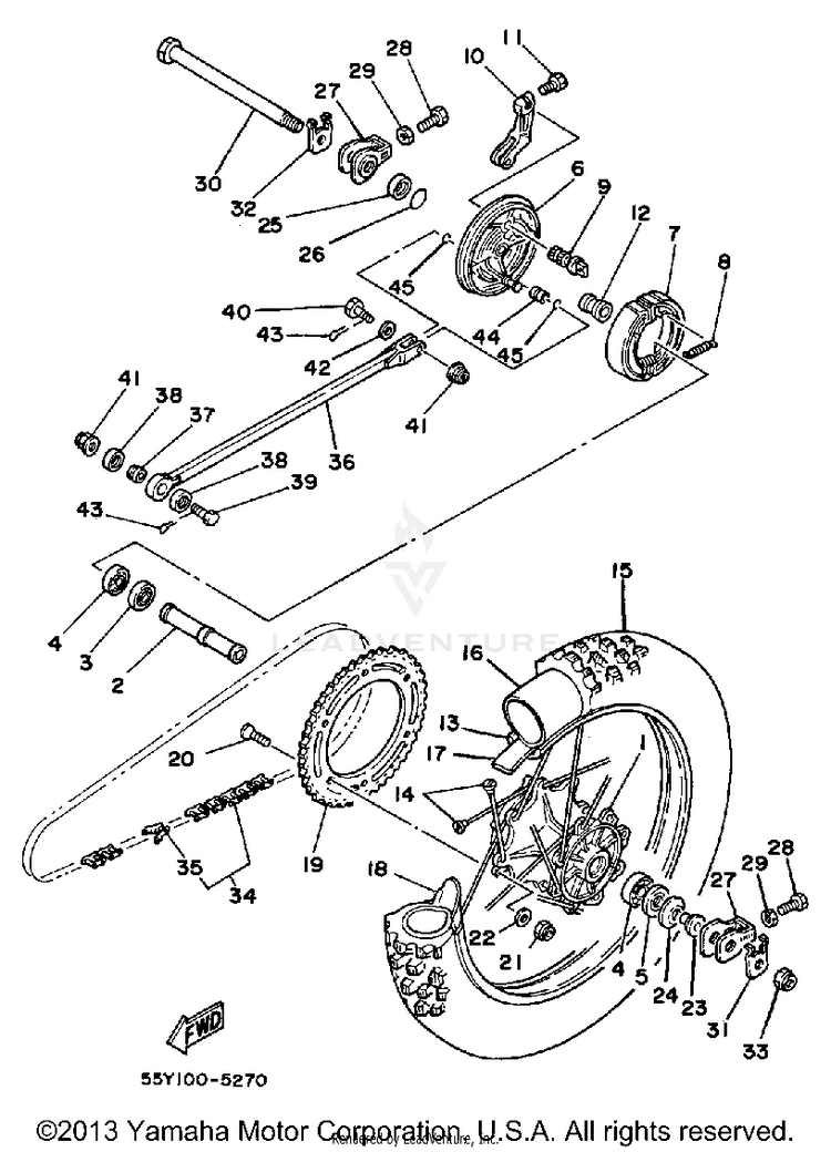 Rear Wheel Schematic