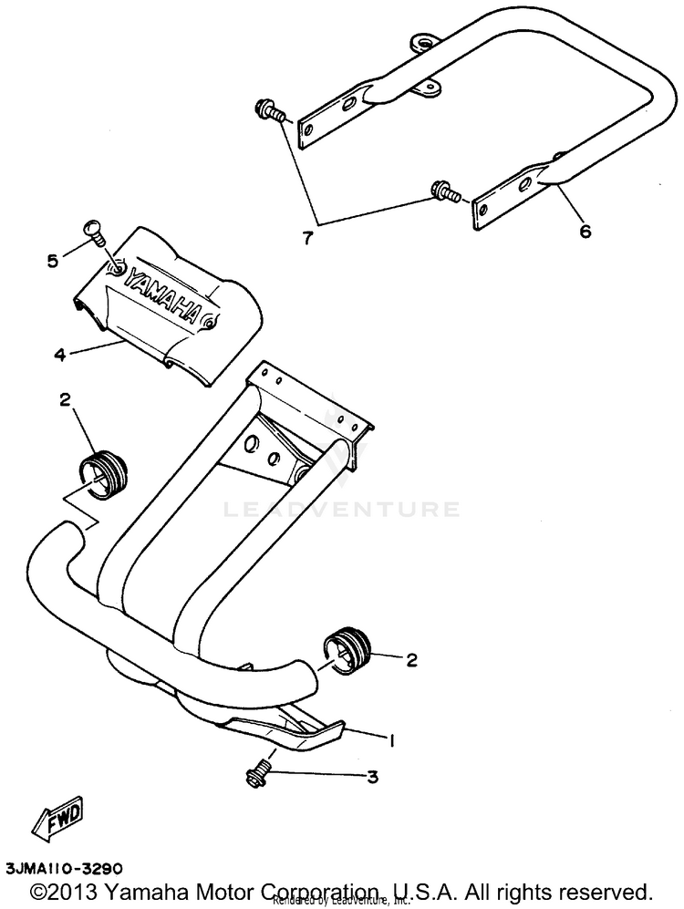 Guard BLASTER - YFS200F - 1994 Schematic