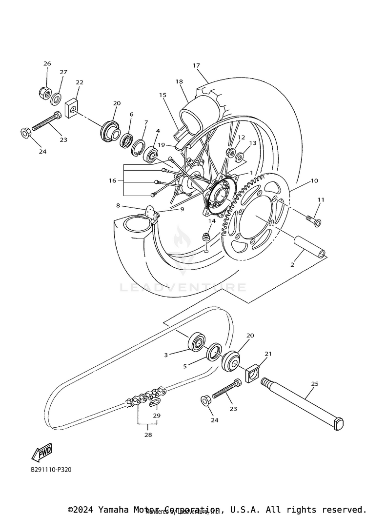 Rear Wheel Schematic
