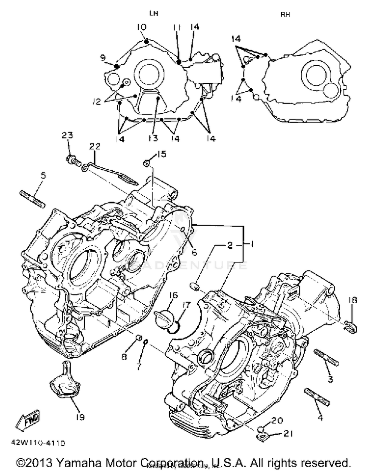Crankcase Schematic