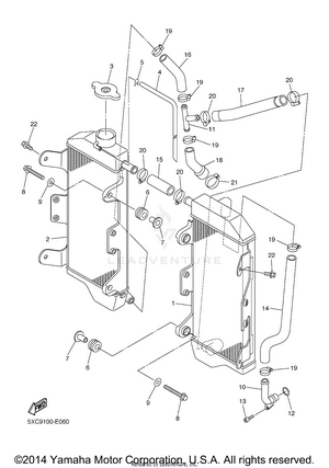 Radiator Hose Schematic