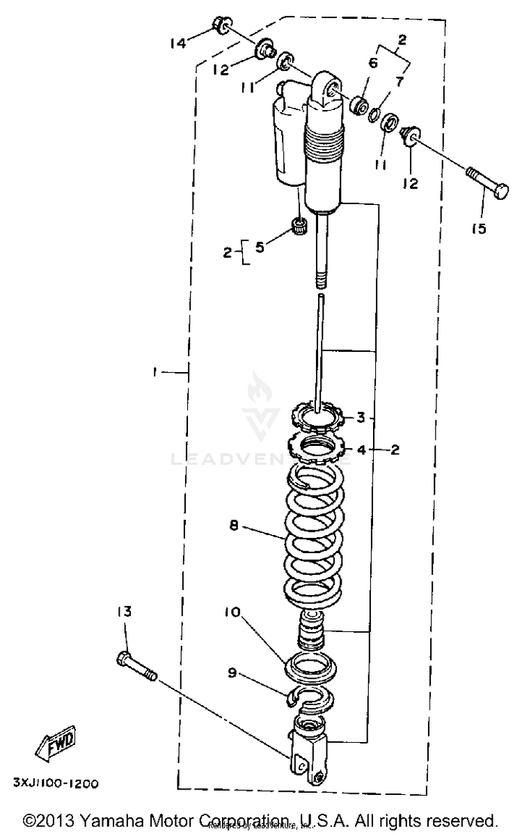 Rear Shocks Schematic