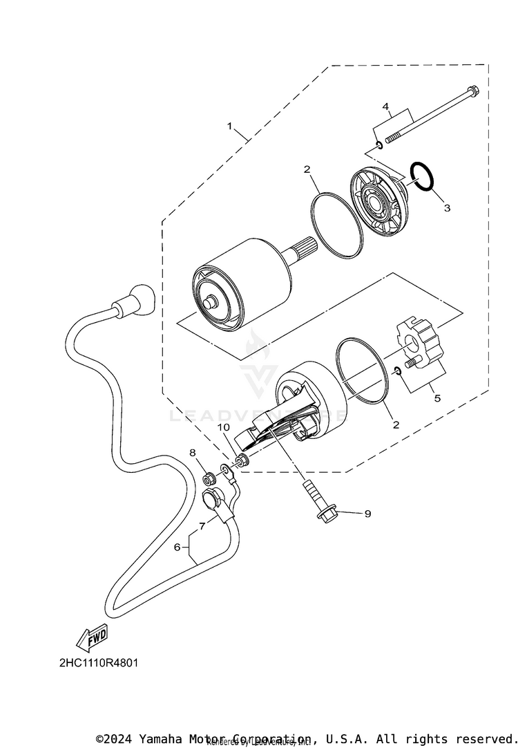 Starting Motor Schematic