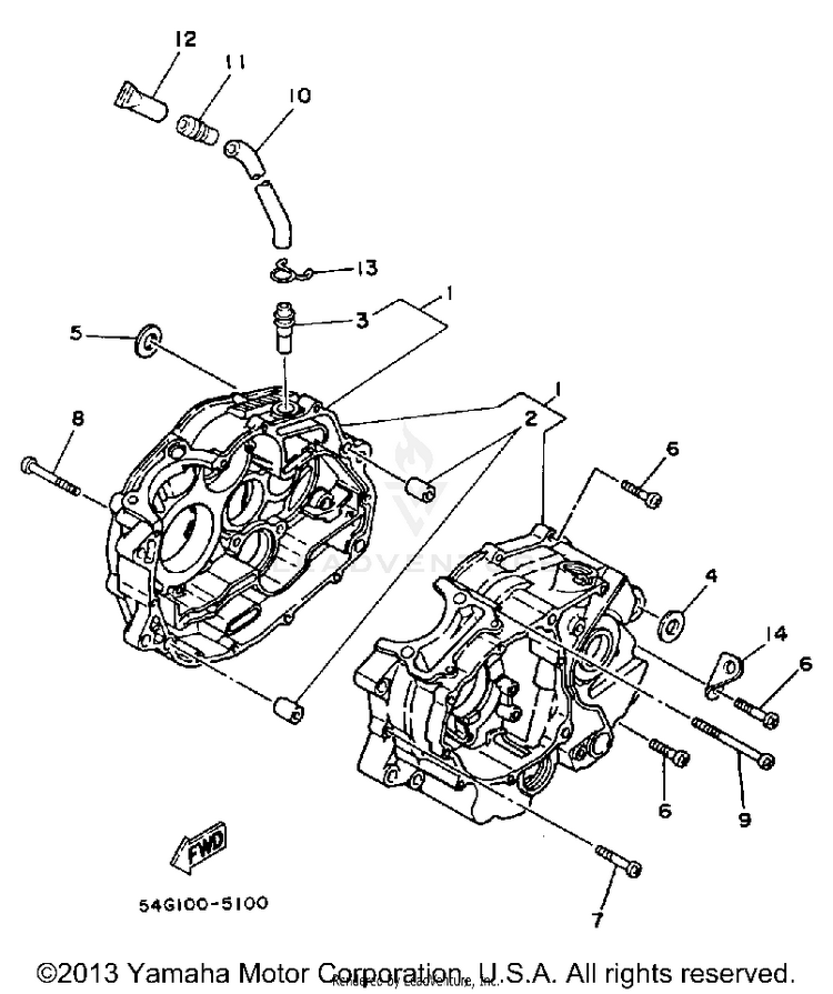 Crankcase Schematic