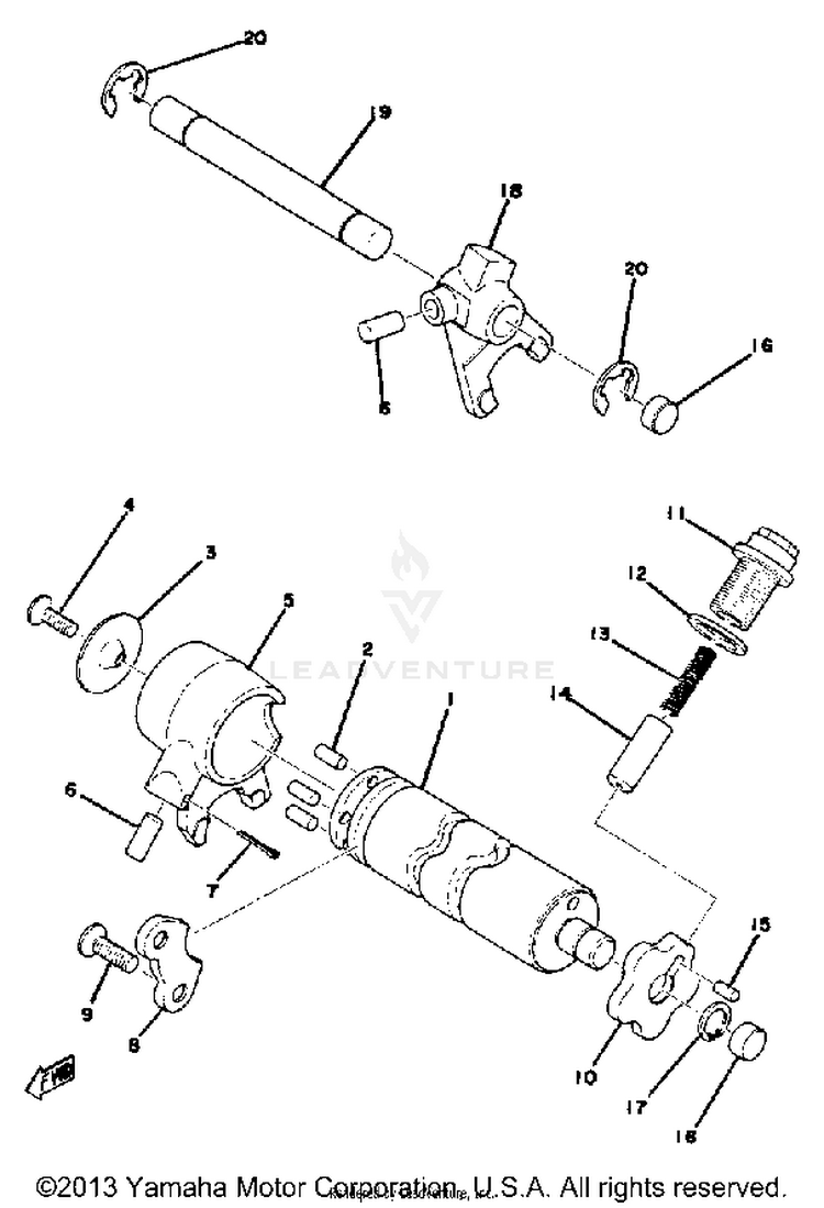 Shifter 1 GT80C - 1976 Schematic