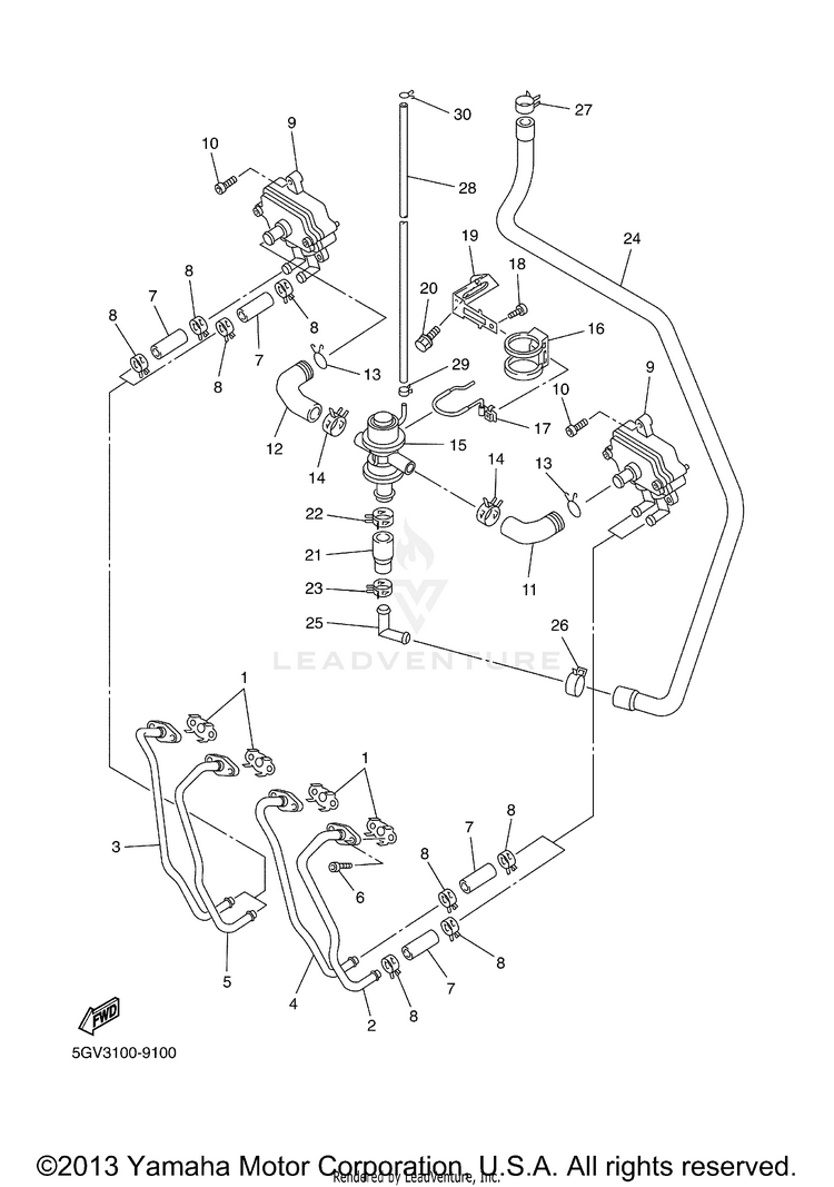 Air Induction System Ca Schematic