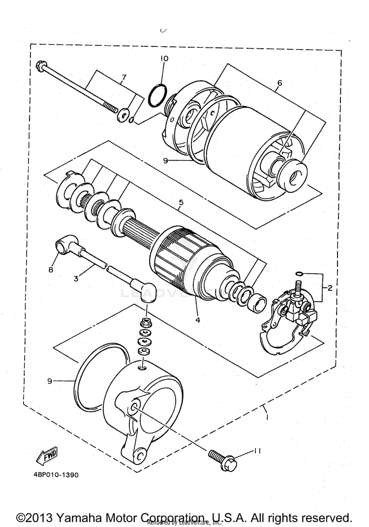 Starting Motor Schematic