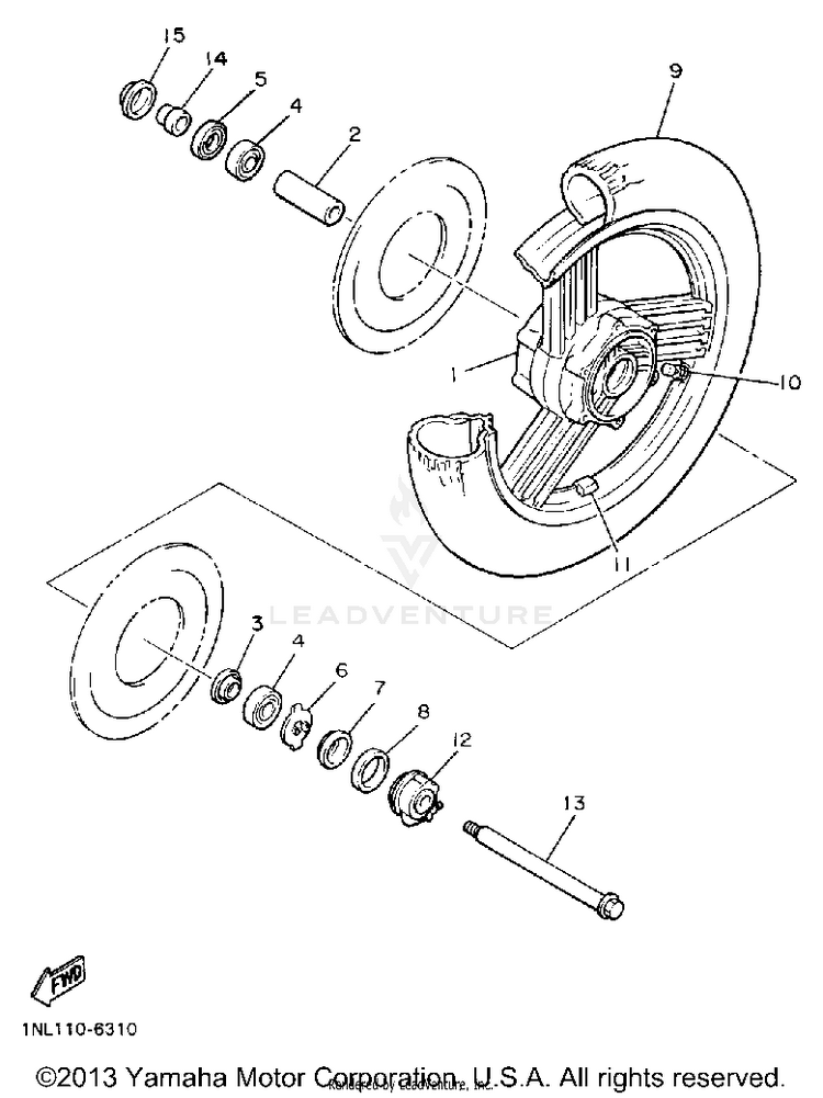 Front Wheel Schematic