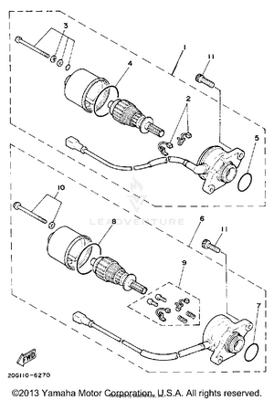Starting Motor Schematic