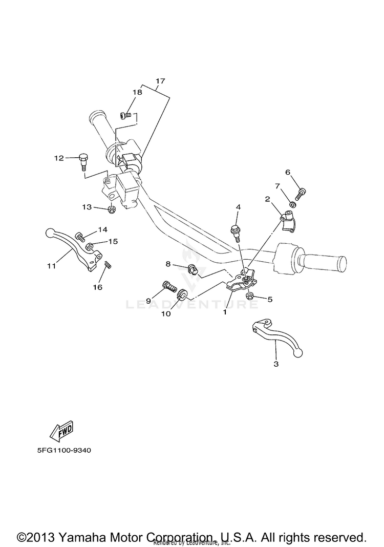 Handle Switch Lever Schematic