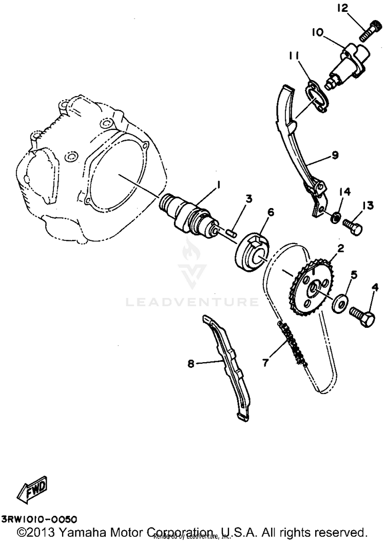 Camshaft Chain Schematic