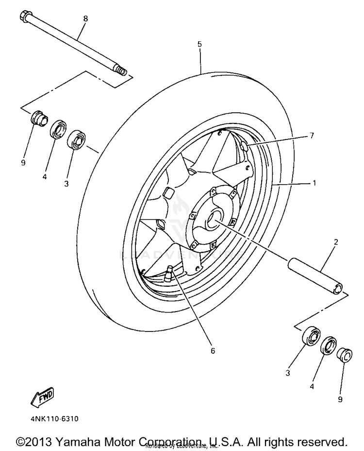 Front Wheel Schematic