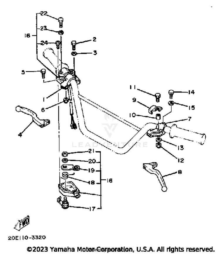 Handle Switch - Lever Schematic