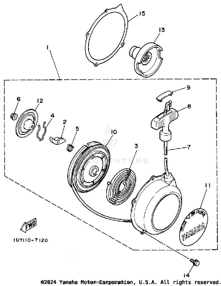 Starter (Alt - Parts) Schematic