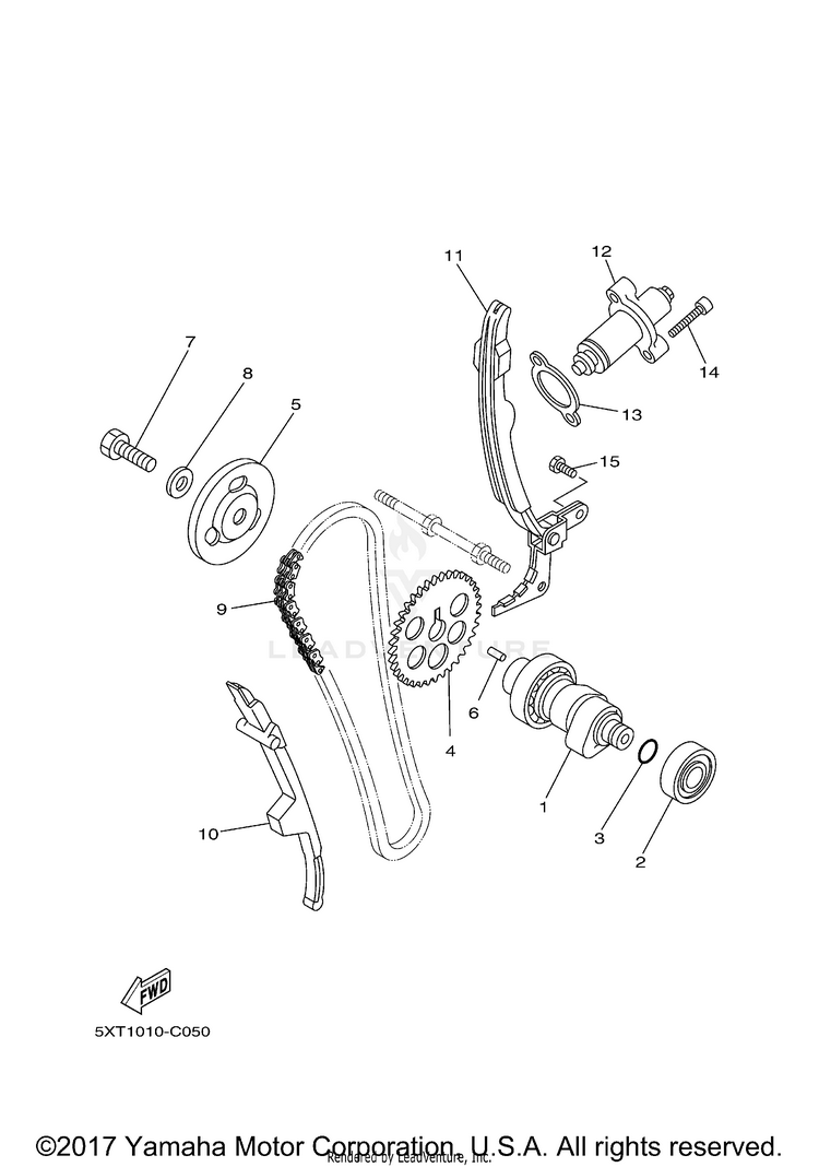 Camshaft Chain Schematic