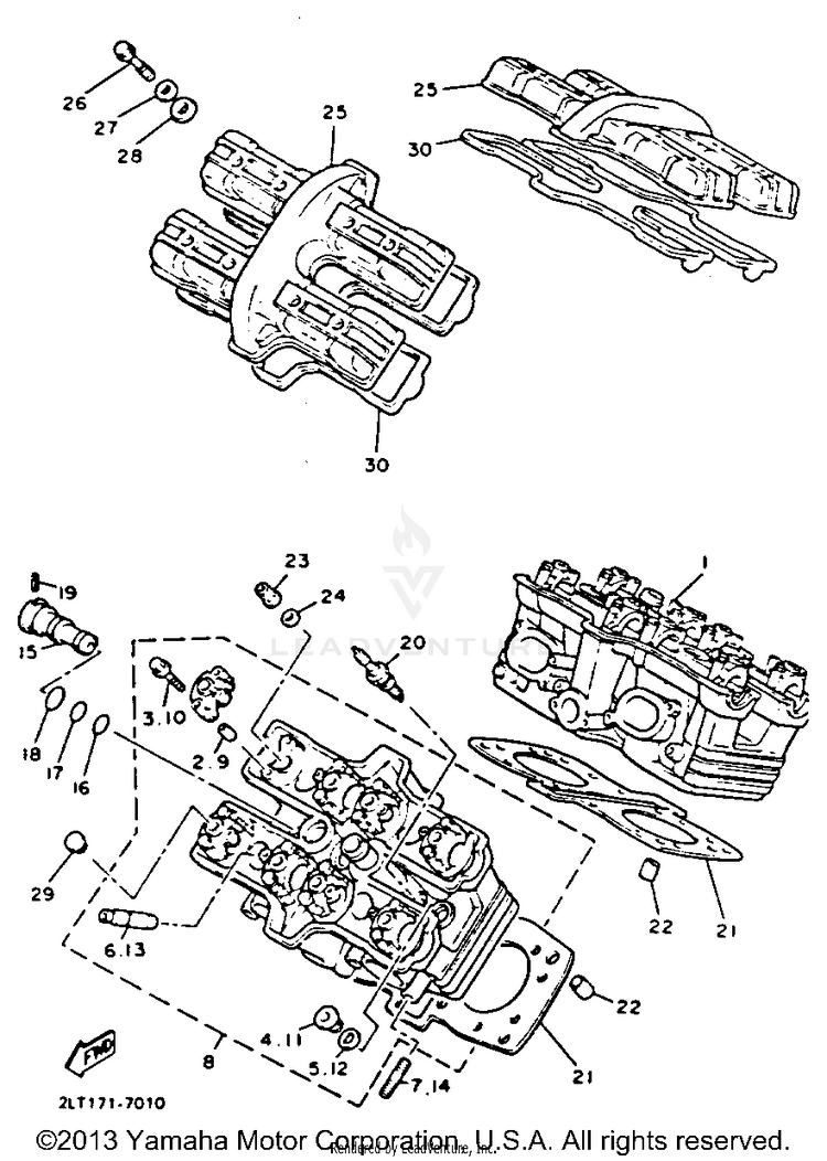 Cylinder Head Schematic