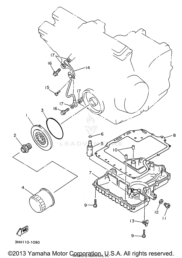 Oil Cooler Schematic