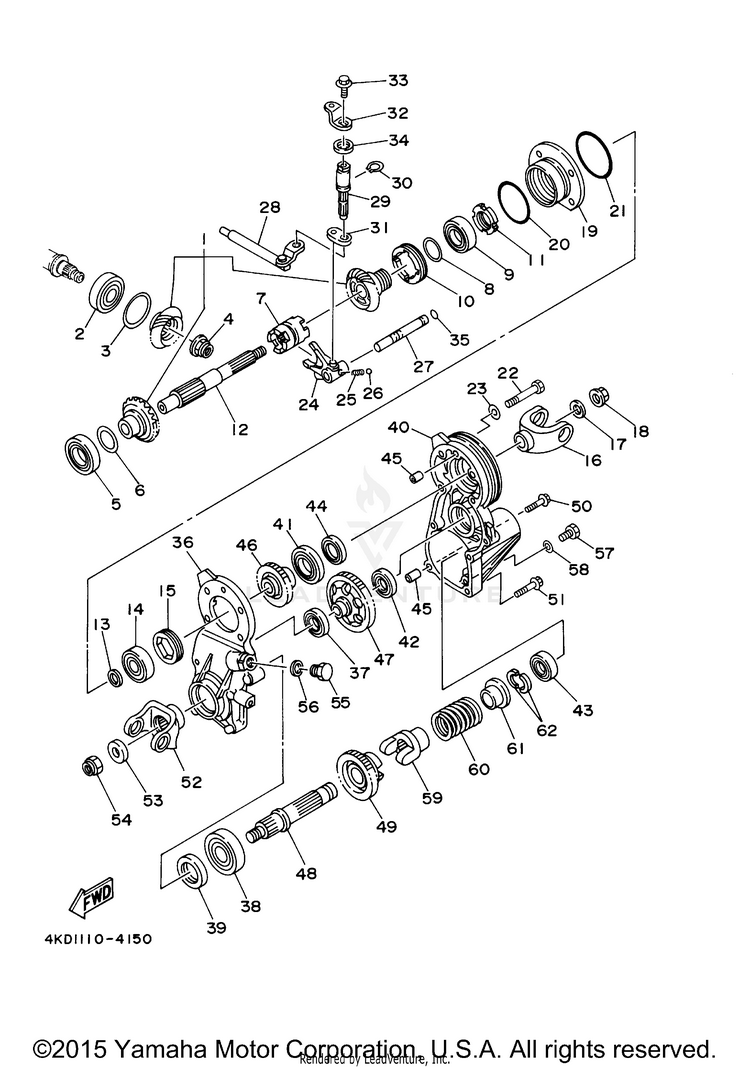 Middle Drive Gear Schematic