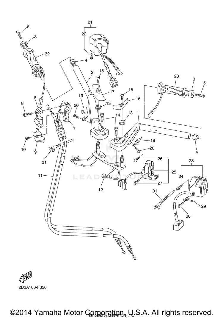 Steering Handle Cable Schematic
