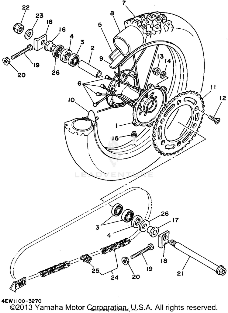 Rear Wheel Schematic
