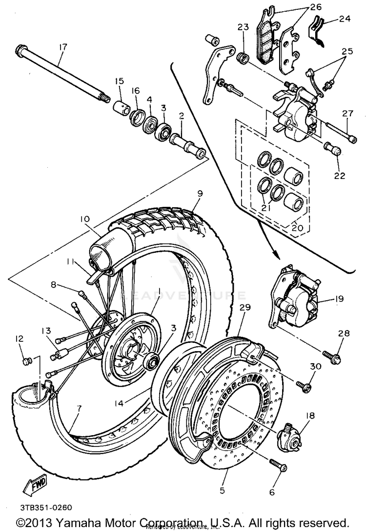Front Wheel Schematic