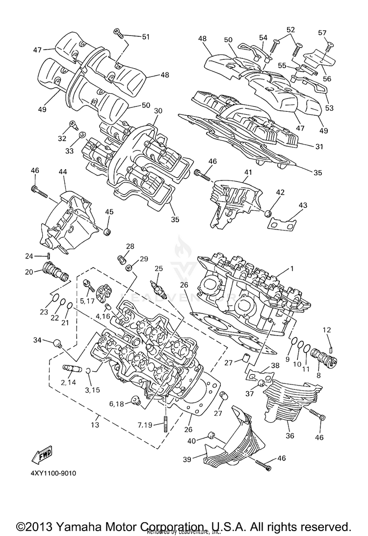 Cylinder Head Schematic