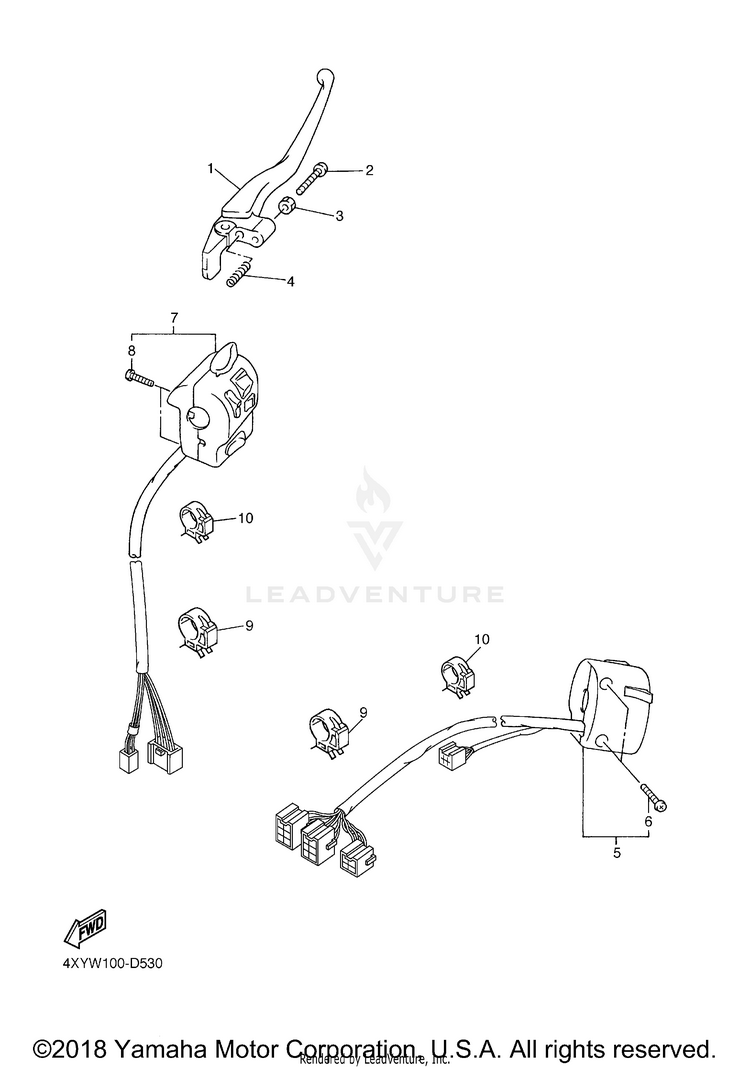 Handle Switch Lever Schematic