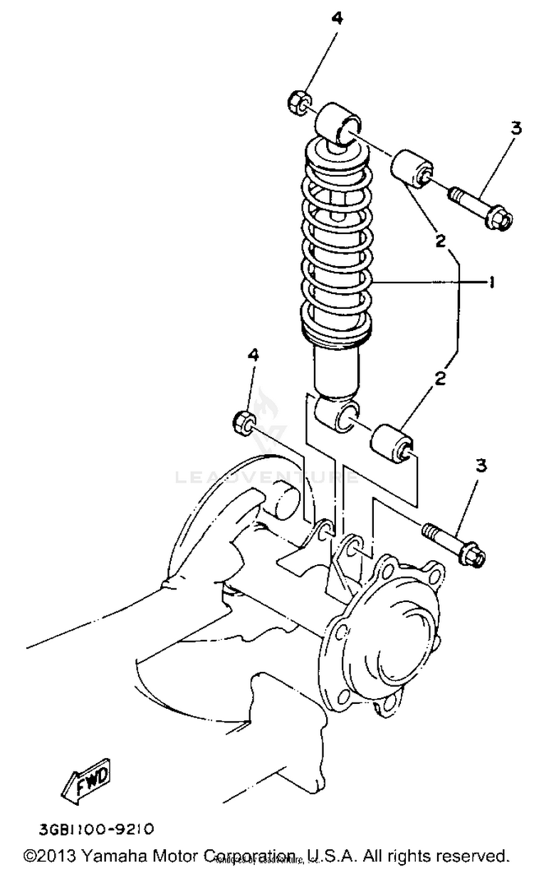 Rear Shocks Schematic