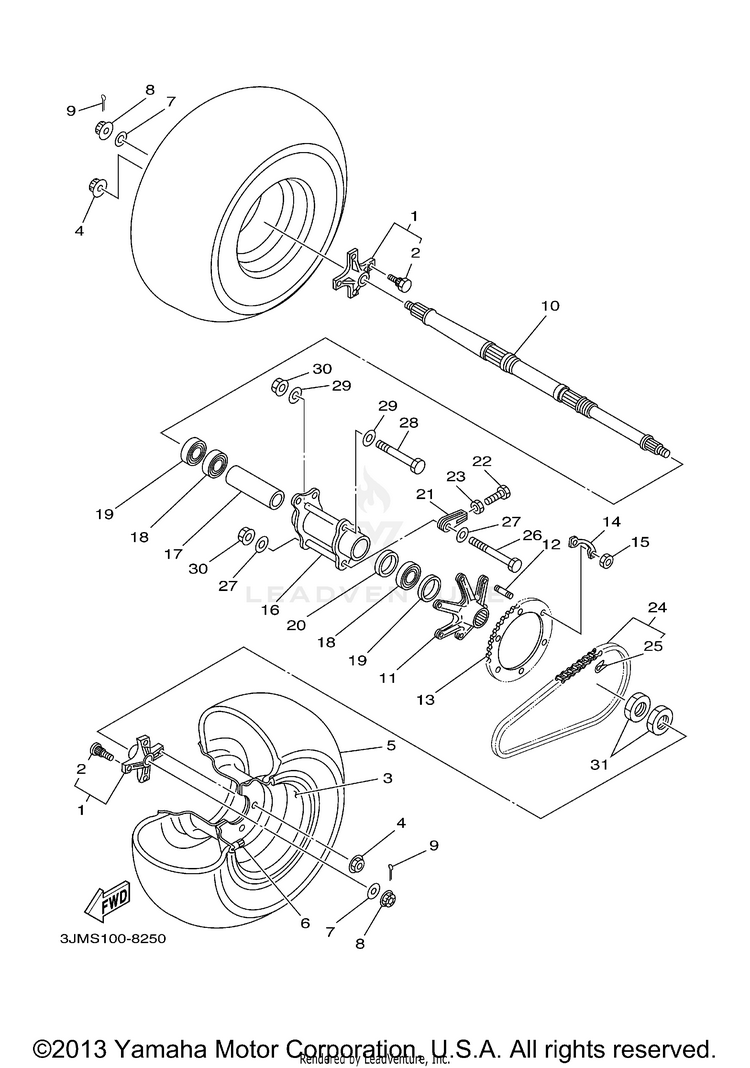 Rear Wheel Schematic