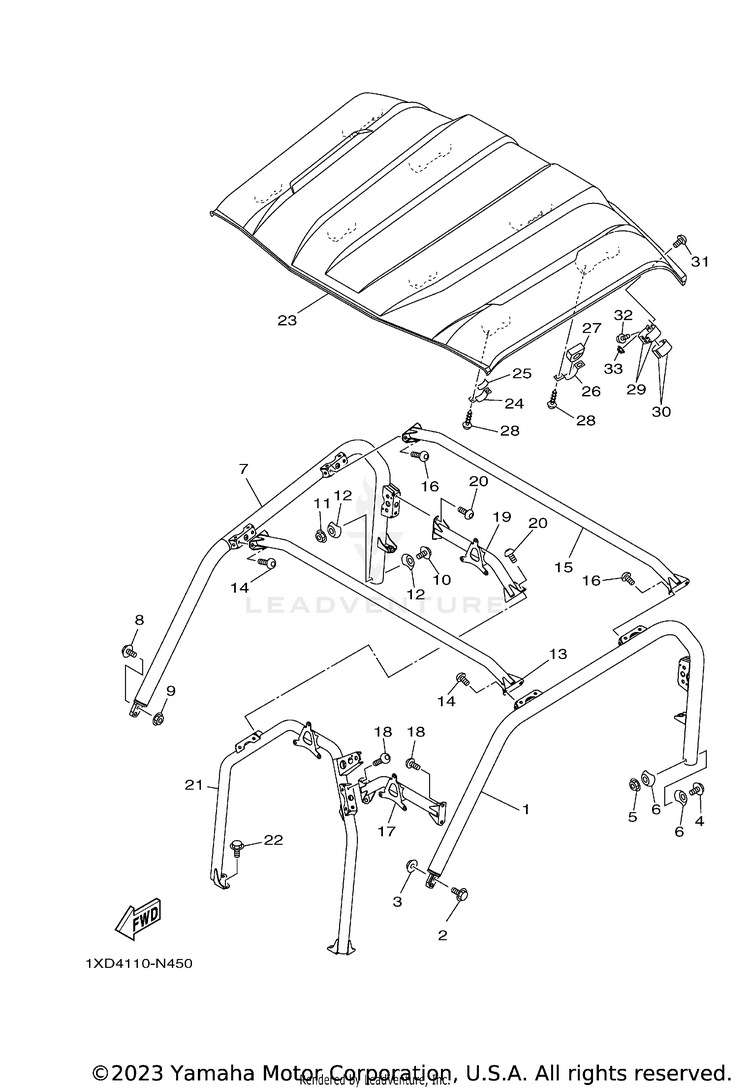 Guard 2 VIKING 700 EPS - YXM700PEG - 2014 Schematic