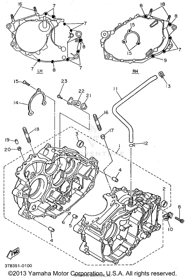 Crankcase Schematic