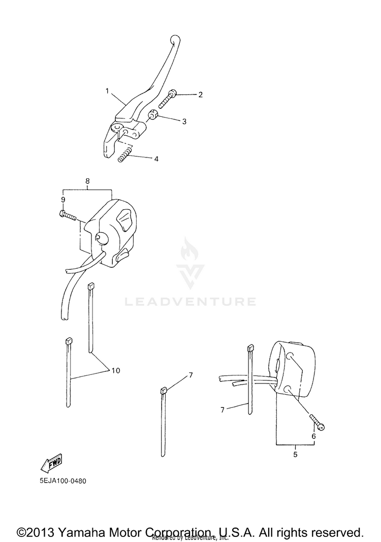 Handle Switch Lever Schematic