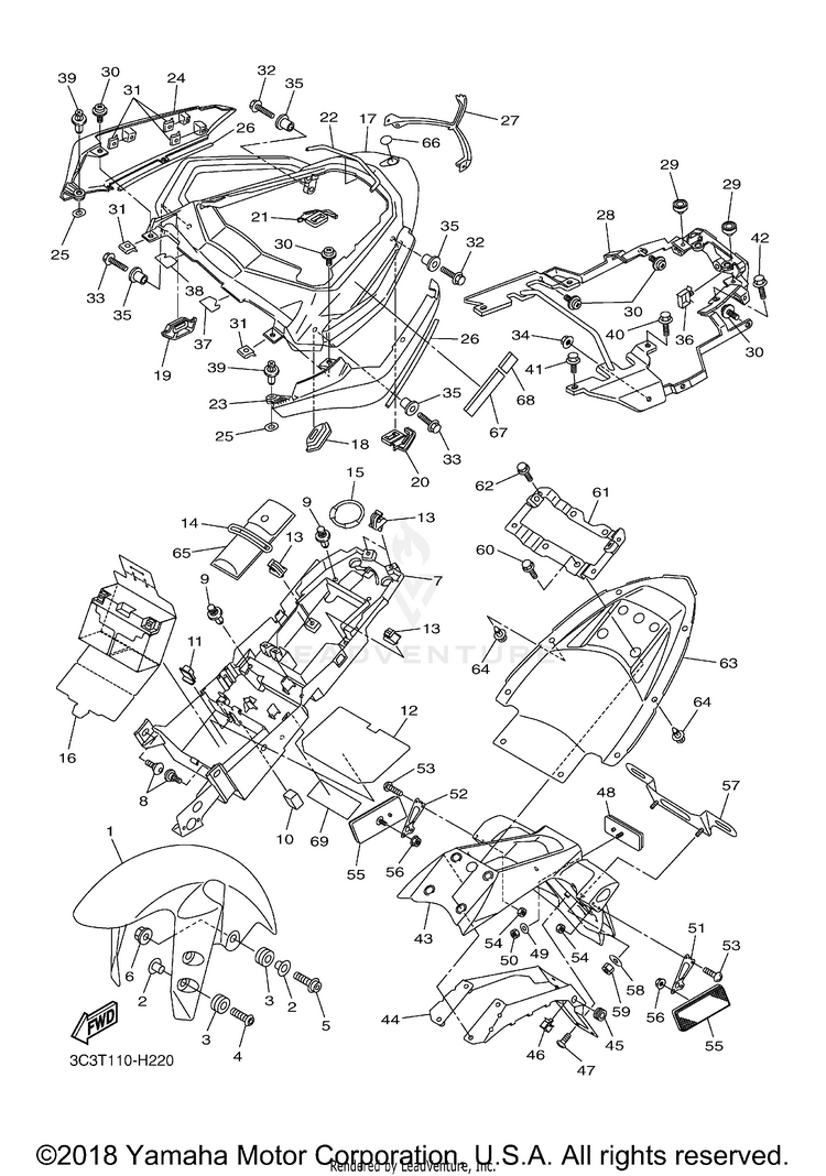Fender FZ1 - FZS10ZCB - 2010 Schematic