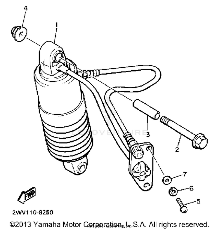 Rear Shocks Schematic