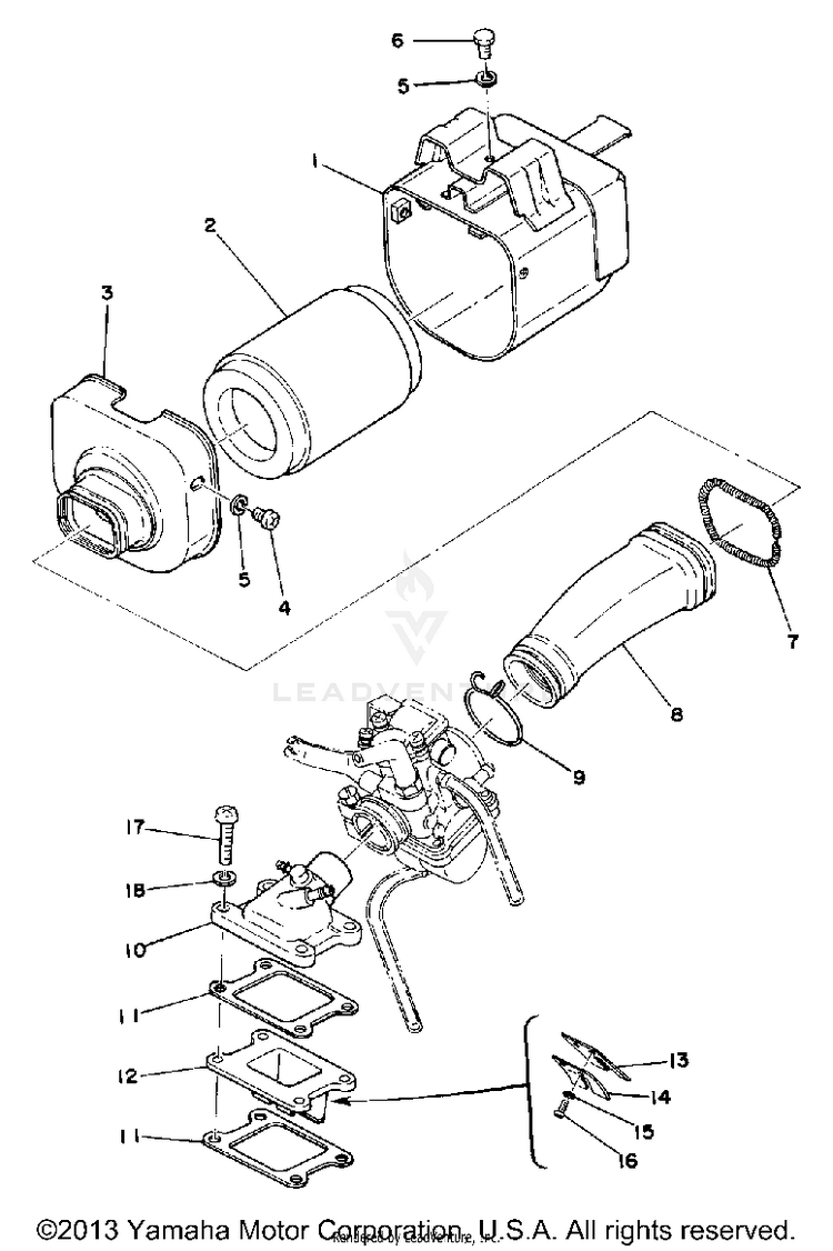 Air Filter LB80IIHC - 1976 Schematic